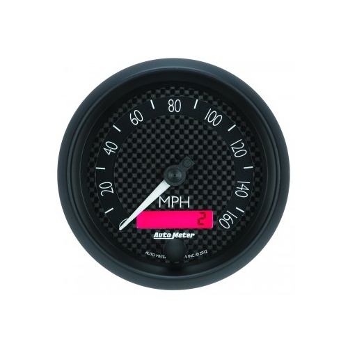 AUTOMETER GAUGE 3-3/8" SPEEDOMETER,0-160 MPH,ELECTRIC,GT # 8088
