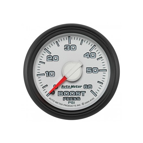 AUTOMETER GAUGE 2-1/16" BOOST,0-60 PSI,MECHANICAL,GEN 3 DODGE FACTORY MATCH # 8505