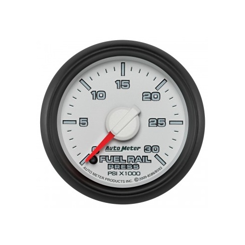 AUTOMETER GAUGE 2-1/16" FUEL RAIL PRESSURE,0-30K PSI,STEPPER MOTOR # 8586 # 8586