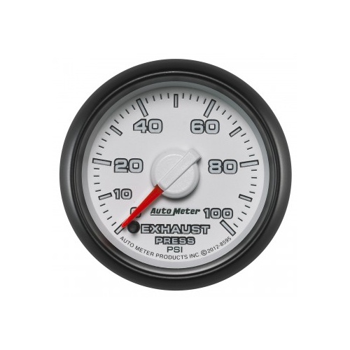 GAUGE 2-1/16" EX PRESSURE,0-100 PSI,STEPPER MOTOR,GEN 3 DODGE FACTORY MATCH # 8595