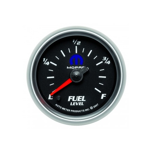 GAUGE 2-1/16" FUEL LEVEL,PROGRAMMABLE 0-280 ?,STEPPER MOTOR,BLACK # 880013