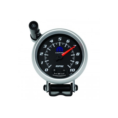 AUTOMETER GAUGE 3-3/4" PEDESTAL TACHOMETER,0-10,000 RPM,BLACK,MOPAR # 880023