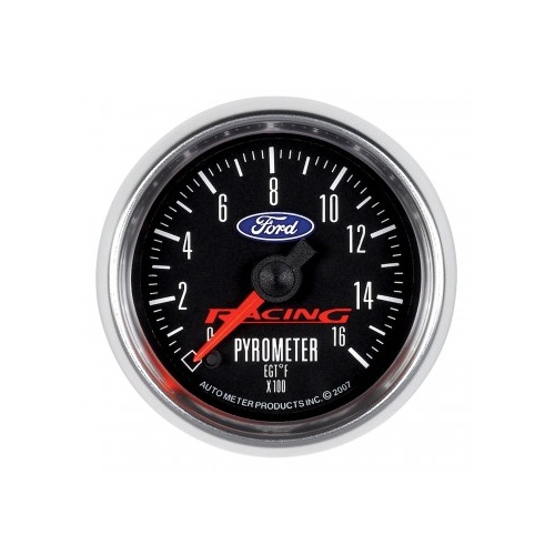 AUTOMETER GAUGE 2-1/16" PYROMETER,0-1600F,STEPPER MOTOR,FORD RACING # 880078