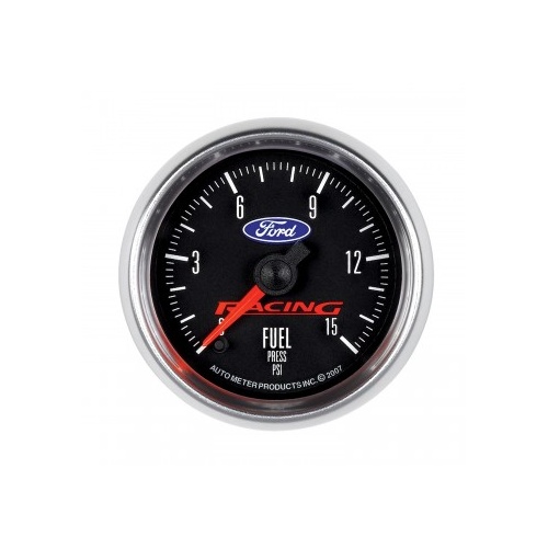 AUTOMETER GAUGE 2-1/16" FUEL PRESSURE,0-15 PSI,STEPPER MOTOR,FORD RACING # 880107