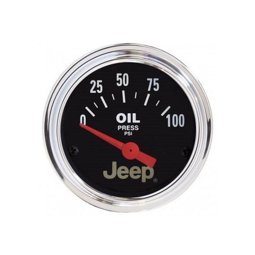 AUTOMETER GAUGE 2-1/16" OIL PRESSURE,0-100 PSI,AIR-CORE,JEEP # 880240