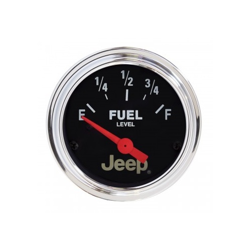 AUTOMETER GAUGE 2-1/16” FUEL LEVEL,0- 90 ?,AIR-CORE,JEEP # 880243