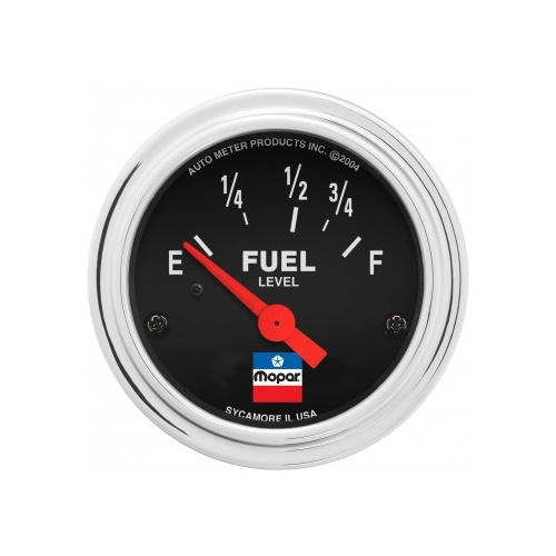 AUTOMETER GAUGE 2" FUEL LEVEL,73 E/8-12 F,MOPAR CLASSIC # 880785