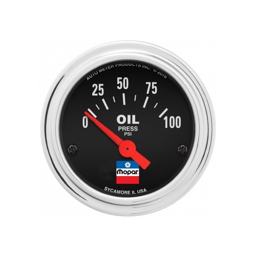 AUTOMETER GAUGE 2" OIL PRESS,0-100 PSI,MOPAR CLASSIC # 880786