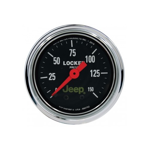 AUTOMETER GAUGE 2-1/16" AIR LOCKER PRESSURE,0-150 PSI,JEEP # 880792