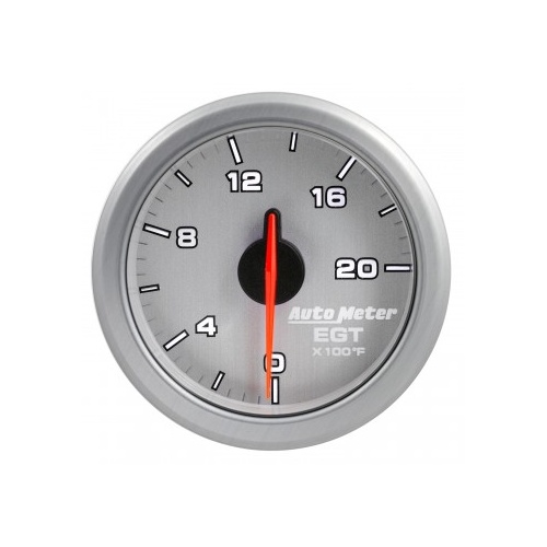 AUTOMETER GAUGE 2-1/16" E.G.T,0-2000F,AIR-CORE,AIRDRIVE,SILVER # 9145-UL