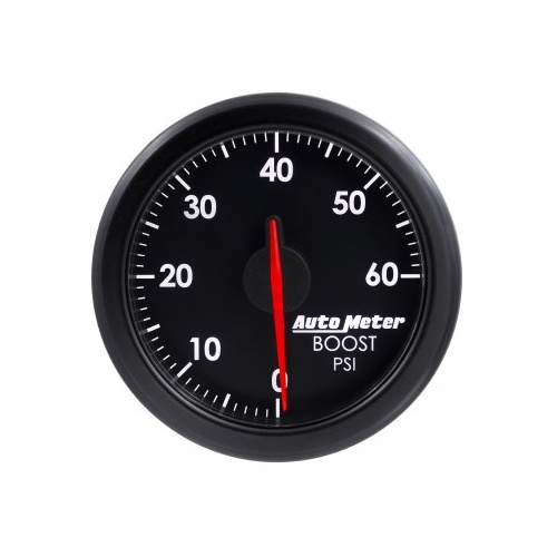 AUTOMETER GAUGE 2-1/16" BOOST,0-60 PSI,AIR-CORE,AIRDRIVE,BLACK # 9160-T