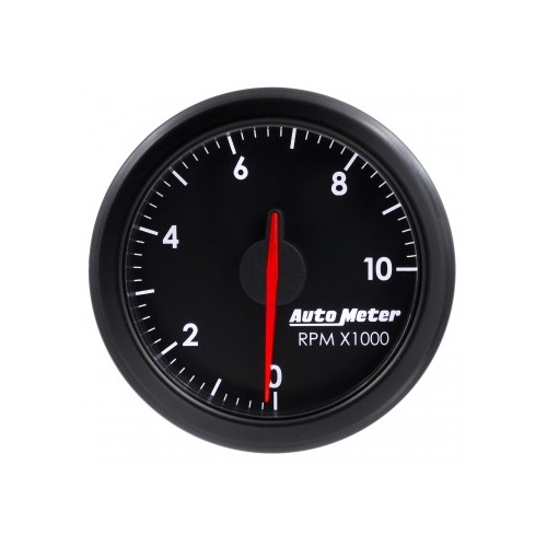 AUTOMETER GAUGE 2-1/16" TACH,0-10,000 RPM,AIR-CORE,AIRDRIVE,BLACK # 9197-T