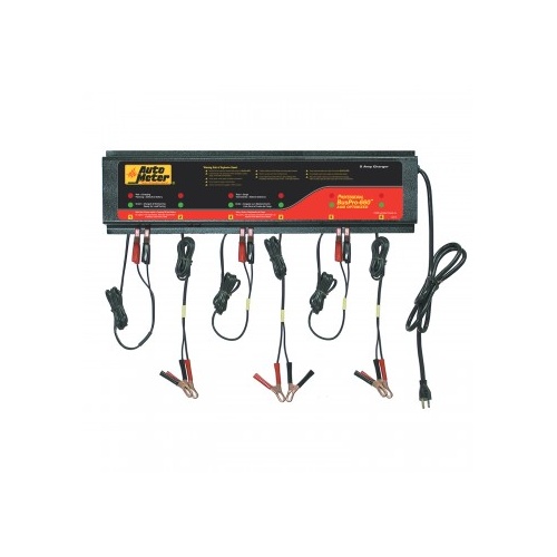 AUTOMETER BUSPRO-660 AGM Optimized Smart Battery Charger - 6 Channel, 120v 5 amp