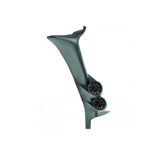 AUTOMETER GAUGE PILLAR KIT,0-35 PSI/2000F,99-07 FORD SUPERDUTY,SPEK-PRO,BLACK DIAL,BLACK BEZEL,FLAT ANTIGLARE LENS # P72010