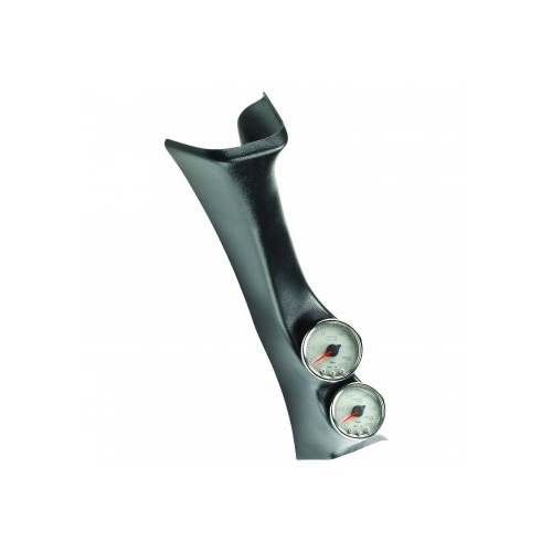 AUTOMETER GAUGE PILLAR KIT,0-60 PSI/0-2000F,08-10 FORD SUPERDUTY,SPEK-PRO,SILVER DIAL,CHROME BEZEL,CLEAR LENS # P72012