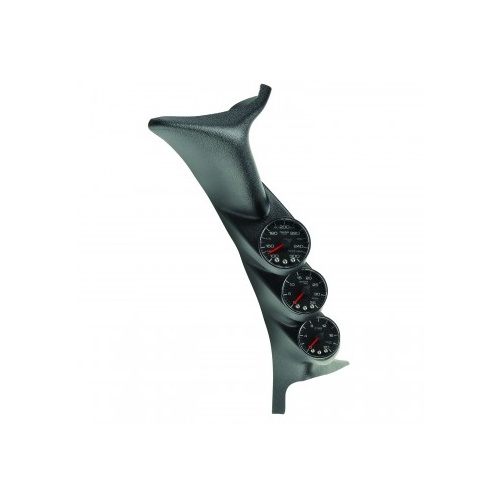 AUTOMETER GAUGE PILLAR KIT,0-35 PSI/0-2000F/100-300F,99-07 FORD SUPERDUTY,SPEK-PRO,BLACK DIAL,BLACK BEZEL,FLAT ANTIGLARE LENS # P73010