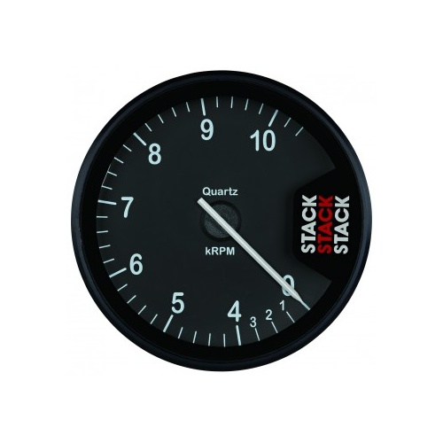 AUTOMETER GAUGE TACHOMETER,CLUBMAN,80MM,BLACK,0-4-10.5K RPM # ST200-04105