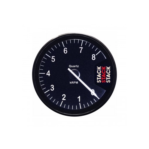 AUTOMETER GAUGE TACHOMETER,CLUBMAN,80MM,BLACK,0-8K RPM # ST200-08
