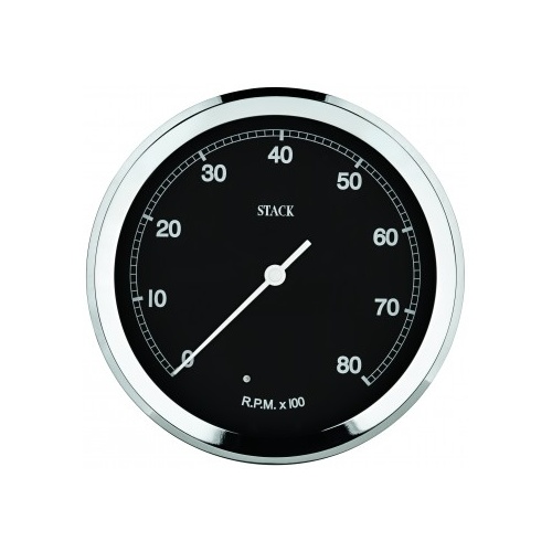 AUTOMETER GAUGE TACHOMETER,CLASSIC,125MM,BLACK,0-8K RPM # ST230C-08