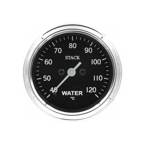 AUTOMETER GAUGE WATER TEMP,PRO STEPPER MOTOR,52MM,CLASSIC,40-120ºC,1/8" NPTF MALE # ST3307C