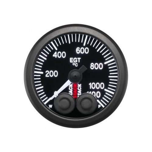 AUTOMETER GAUGE EXHAUST GAS TEMP,PRO-CONTROL,52MM,BLK,0-1100C # ST3513