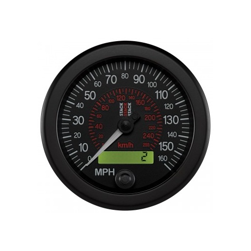 AUTOMETER GAUGE 88MM SPEEDOMETER,0-160 MPH / 260 KM/H,STACK BLK # ST3801