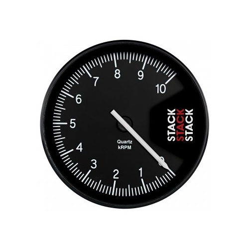 AUTOMETER GAUGE TACHOMETER,PROFESSIONAL,ACTION REPLAY,125MM,BLK,0-10K RPM # ST430-010