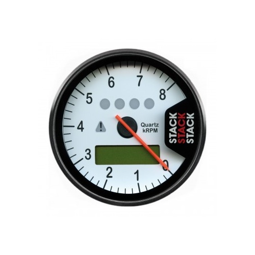AUTOMETER GAUGE DISPLAY TACHOMETER,WHITE,0-8K RPM # ST700SR-B