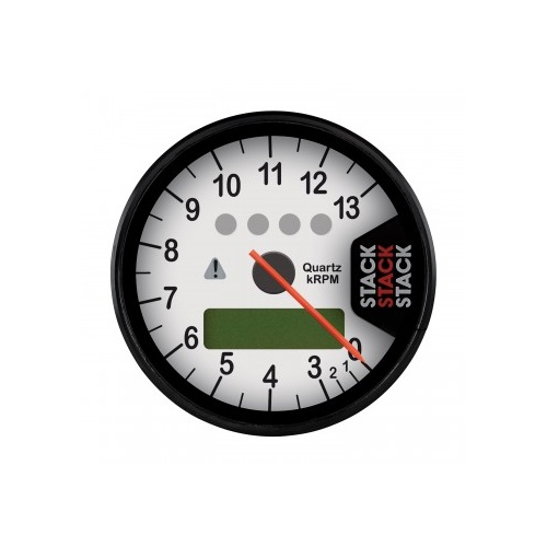 AUTOMETER GAUGE DISPLAY TACHOMETER,WHITE,0-3-13K RPM # ST700SR-O