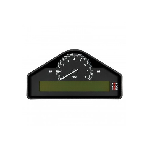 AUTOMETER GAUGE ACTION REPLAY DASH,BLK,0-8K RPM (BAR,DEG. C,KM/H) # ST8100AR-A-E