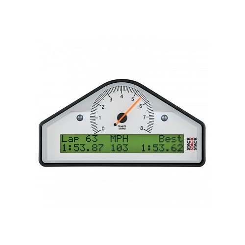 AUTOMETER GAUGE STREET DASH,WHT,0-8K RPM (PSI,DEG. C,MPH) # ST8130-B-UK