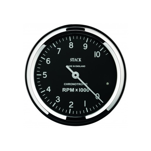 AUTOMETER GAUGE TACHOMETER,CHRONOTRONIC,80MM,BLK,0-10K RPM # ST901096