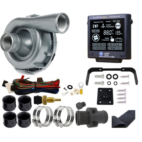 EWP150 Combo - 12V 150LPM/40GPM Remote Electric Water Pump & Controller (8970)
