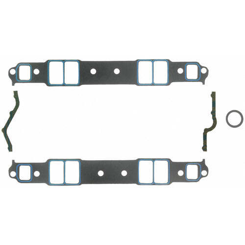 Felpro 1206 Intake Gasket Set Suit SB Chev 262-400 Medium Race Port