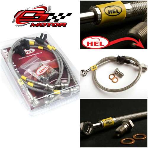 HEL Performance Braided Brake Line for BMW 3 Series E90 318d SE 05-07