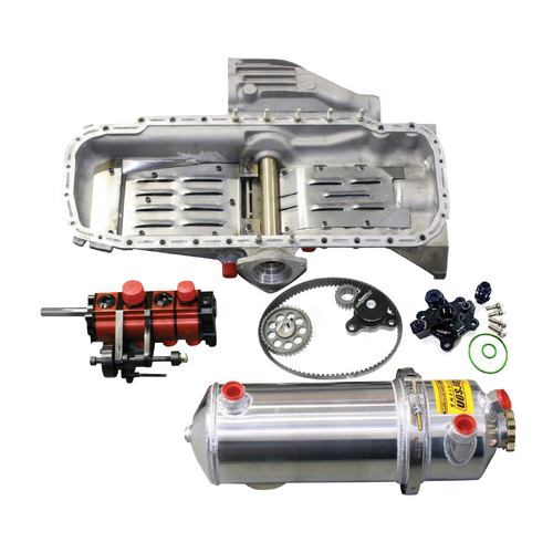 Hi Octane Racing Dry Sump Kit for Nissan RB26 4WD [Oil Tank Location: Rear] [HTD P/S Conversion: No] [Air Conditioning: Yes]