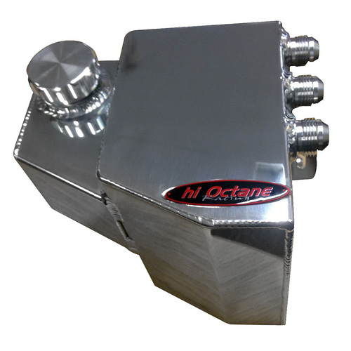 Hi Octane Racing Oil Catch Can / Washer Bottle for Nissan Skyline R33 / R34 GT-R 22mm Barb Fittings
