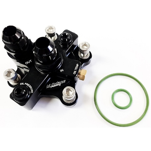 Hi Octane Racing RB oil block adaptor