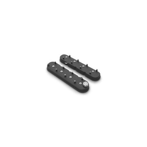 Holley LS Tall Valve Covers With Coil Mounting Posts, Cast Aluminium - Satin Black Finish