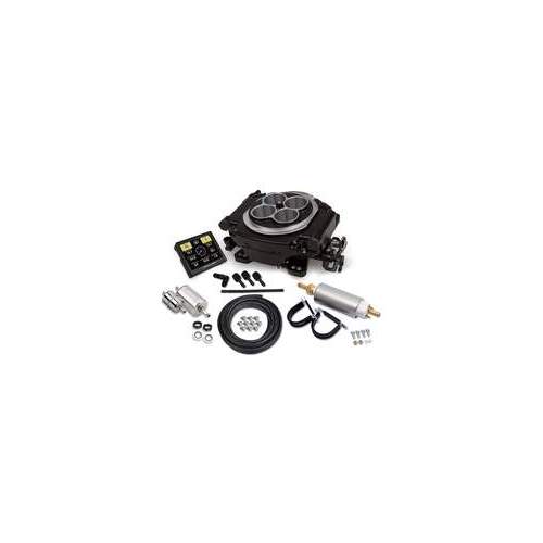 Holley Sniper EFI Self-Tuning Master Kit - Black Ceramic Finish - 650HP