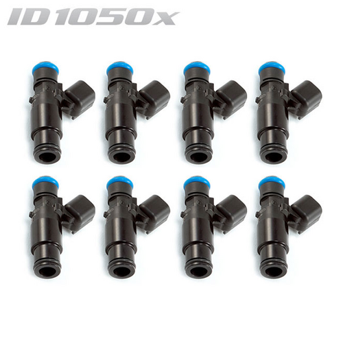 ID1050-XDS Injectors Set of 8, 48mm Length, 14mm Top O-Ring, 14mm Lower Adaptor