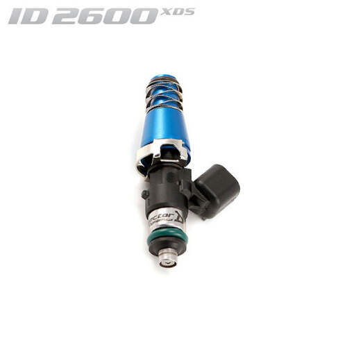 ID2600-XDS Injector Single, 60mm Length, 11mm Blue Adaptor Top, 14mm Lower O-Ring