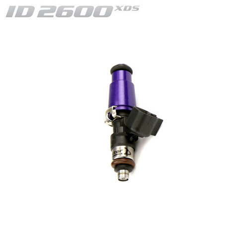 ID2600-XDS Injector Single, 60mm Length, 14mm Purple Adaptor Top, 14mm Lower O-Ring/11mm Machine O-Ring Retainer
