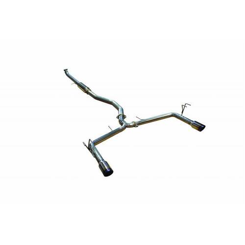 Injen SES1572TT Performance Cat-Back Exhaust System - Dual Titanium Tip for Civic Sedan 2016+