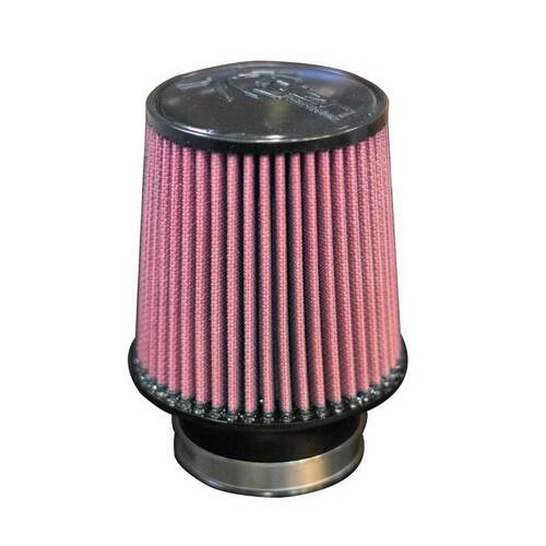 Injen X-1010-BR 8-Layer Oiled Cotton Gauze Air Filter  2.75" Flange ID, 5" Base / 5" Media Height /