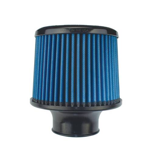 Injen X-1012-BB SuperNano-Web Air Filter  2.5" Flange ID, 6" Base / 5" Media Height / 5.350" Inertia