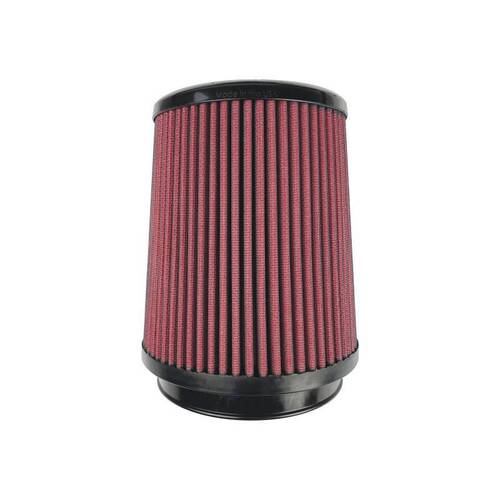 Injen X-1051-BR 8-Layer Oiled Cotton Gauze Air Filter 5" Flange ID, 6.5" Base / 6.9" Media Height /