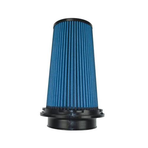 Injen X-1110-BB SuperNano-Web Air Filter 4" Flange ID, 6.0" Twist Lock Base / 8.80" Media Height /