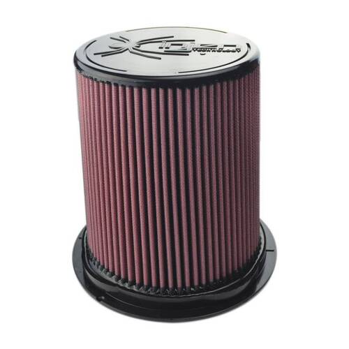 Injen X-1113-BR 8-Layer Oiled Cotton Gauze Air Filter 6" Flange ID, 9.5" Twist Lock Base / 8.5" Med
