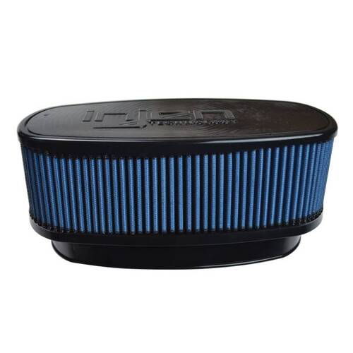 Injen X-1131-BB SuperNano-Web Air Filter 8.725" x 3.940 Oval ID / 10.375" x 5.590" Oval Base / 3.10